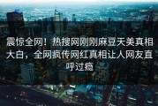 震惊全网！热搜网刚刚麻豆天美真相大白，全网疯传网红真相让人网友直呼过瘾