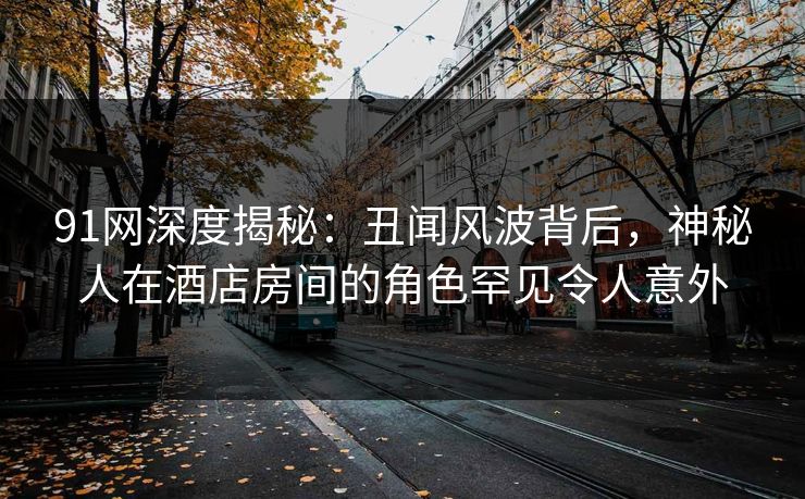 91网深度揭秘：丑闻风波背后，神秘人在酒店房间的角色罕见令人意外